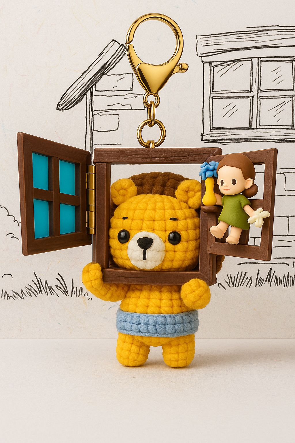 Pop Goes LEO - Framed in Fluff