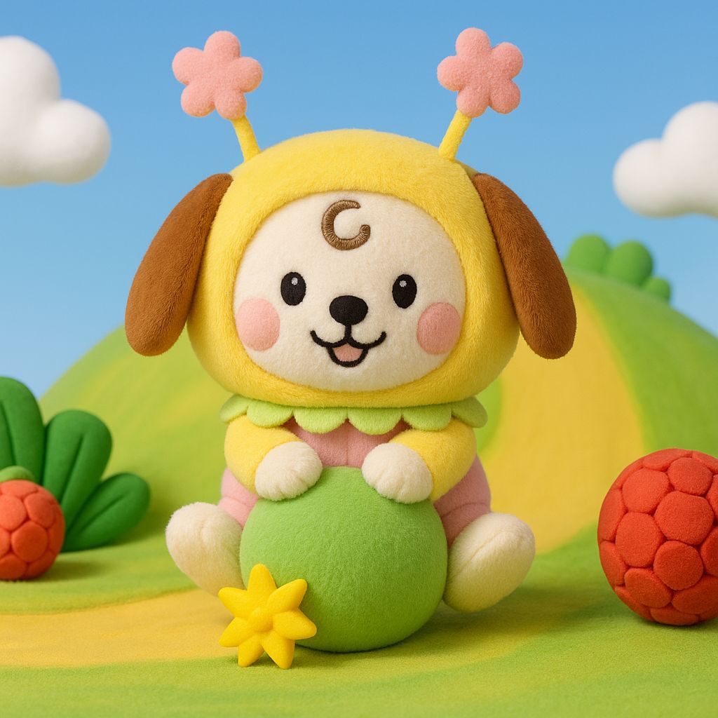 Blommy Pup - Poos Series